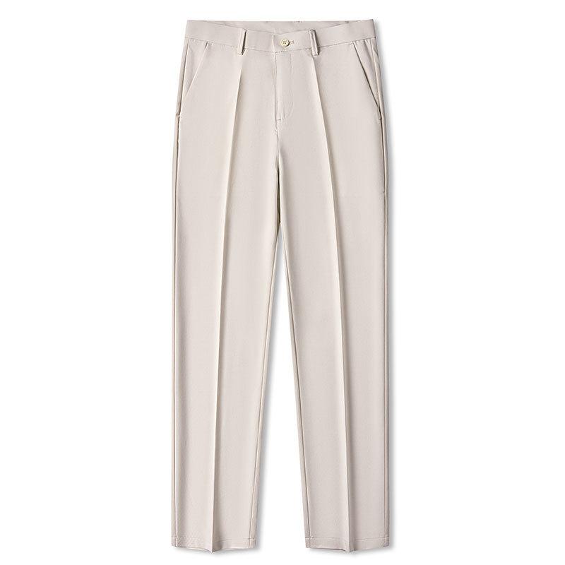 Summer men's casual pants straight loose men's business nine-point pants