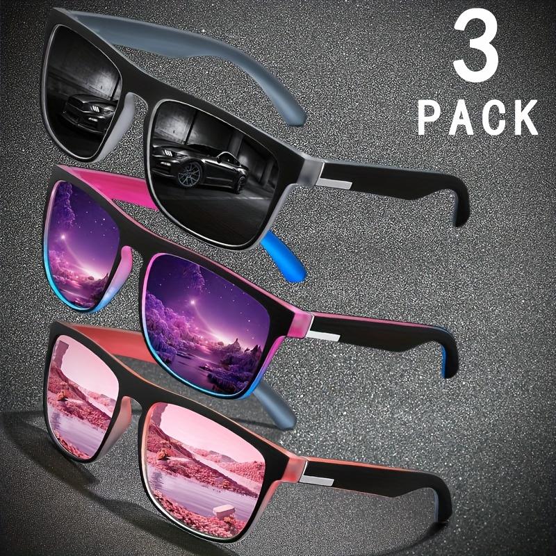 3pcs Value Family Package Sunglasses Dream Dazzling Series Classic Women Fashion Decorative  Men'S Outdoor Sports Sunglasses