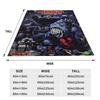 Insane Clown Posse Modern Music Band Warm Blanket Boy Girl Plush Throw Blanket Graphic Couch Chair Flannel Bedspread Bed Cover