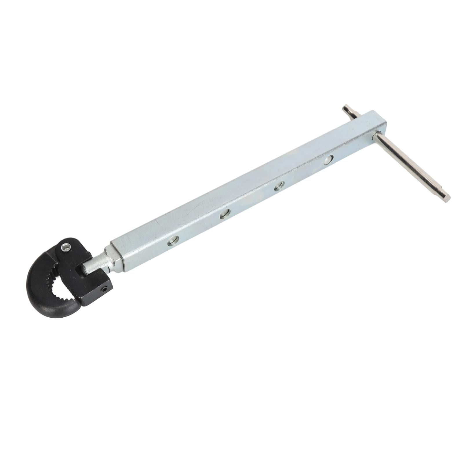 

Telescoping Basin Wrench Stainless Steel Multifunctional Jaw Plumber Wrench for Bathroom