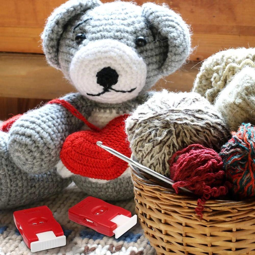 Plastic Crochet Stitch Counter Manual DIY Knitting Row Counters  Home Travel DIY Craft