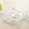 Transparent/black Display Stand Easel Bowl Plate Picture Holder For 6-10dish