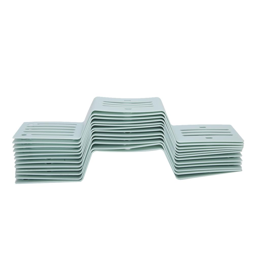 12pcs Drawer Divider Storage Shelves Household Storage Organizer Partition Underwear Drawer BoardLight Blue