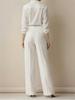 Women's High Waist Wide Leg Pants Tailored Flowy Trousers Casual Work Pants