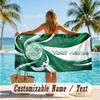 Custom Text Beach Towel, Soft Absorbent Swimming Multi-use TowelCeltic FC