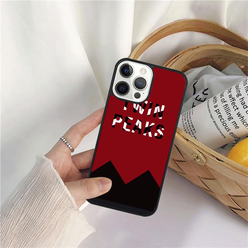 TWIN PEAKS TV Show Phone Case For iPhone 17 Air 16 15 14 11 12 13 Pro MAX Plus coque Cover Shell