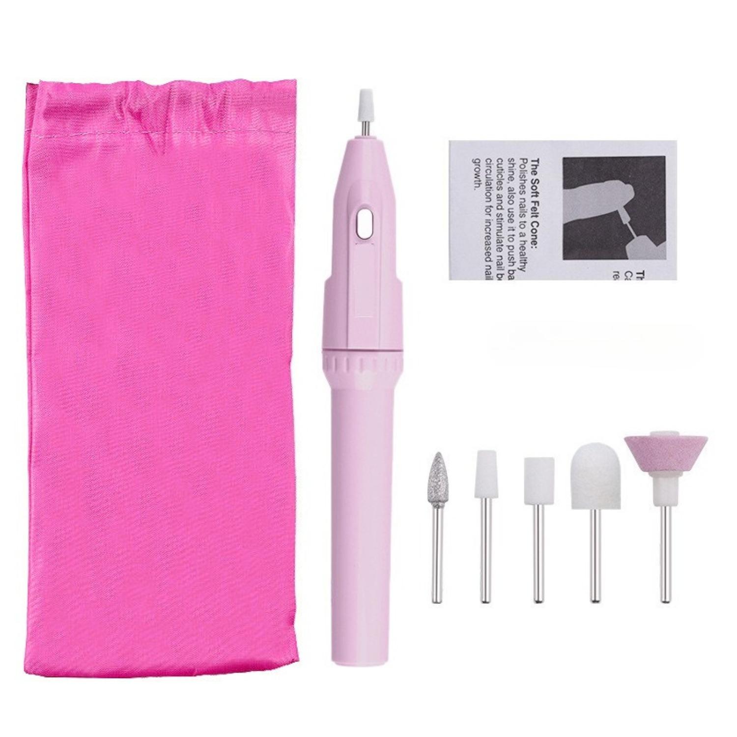 

Tooth Grinder, Dental Electric Small Grinder, Polishing And Repairing Teeth, Cleaning And Removing Calculus рожевий