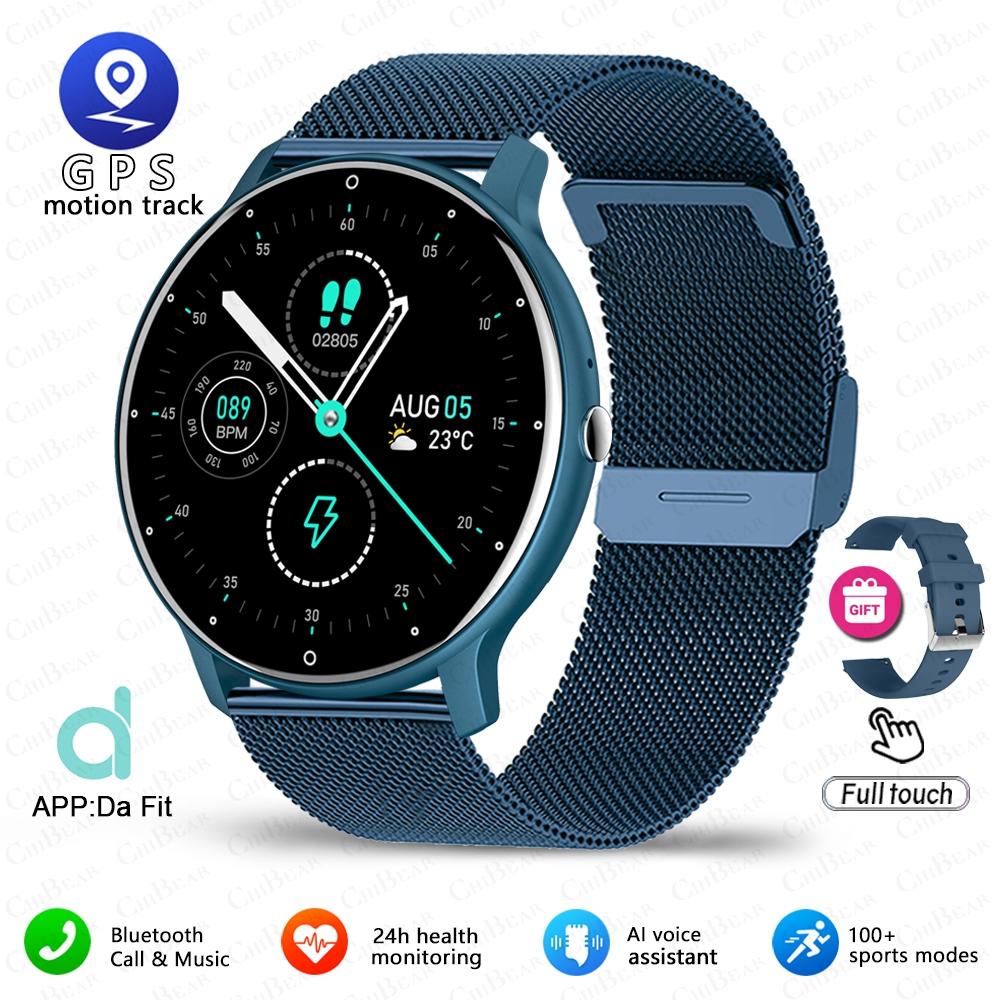 New Bluetooth Call Smart Watch Women Custom Dial Steel Watches Sports Fitness Tracker Heart Rate Smartwatch For Android IOS