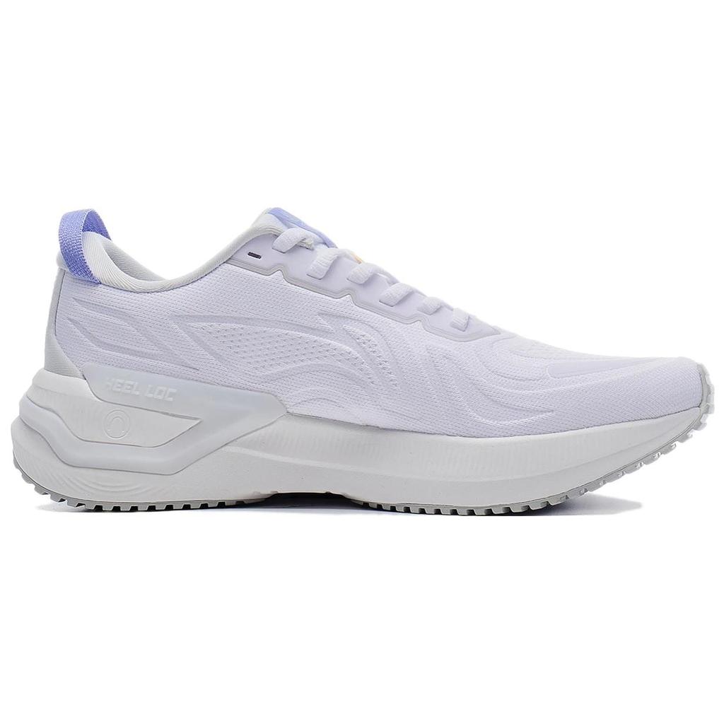 Li Ning YueYing 3.0 Comfortable Low top HEEL LOC Technology Long Distance Running Shoes Women's White Blue ARHT020-9