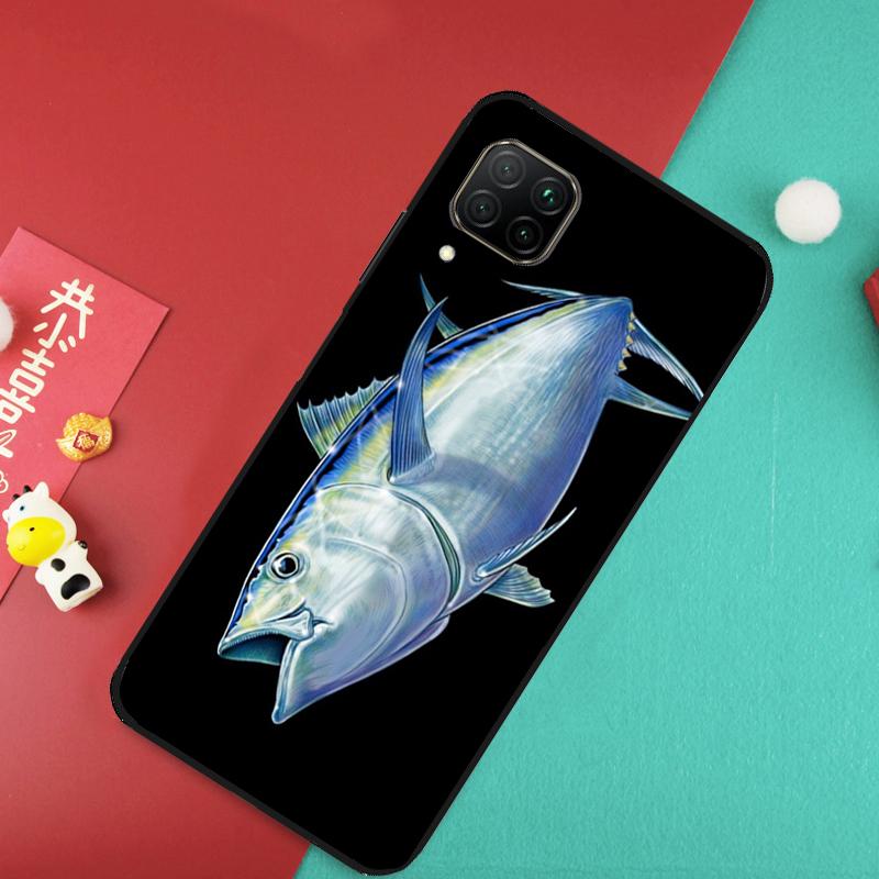 Blauflossen-Thunfisch Für Huawei Nova 9 10 SE 11 Pro 7i 8i 11i 12i Y73 Y72 Y61 Y91 Y90 Y70 Y60 P30 P40 Lite Hülle