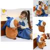 Capybara Shark Water Guinea Pig Plush Toy For Kids Soft Animal Pillow Gift
