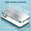 Coque de téléphone mode vache drôle pour iPhone 17 16 15 14 13 12 Pro Max Plus Coque bumper antichoc en métal galvanisé Dos en verre
