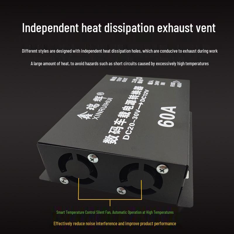 24V To 12V High-Power DC Buck Converter for Cars and Trucks