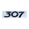 3d ABS Chrome Black  408 206 207 301 307 508 308 Emblem Letters Nameplate Number Sticker Car Trunk Badge Decal Accessories