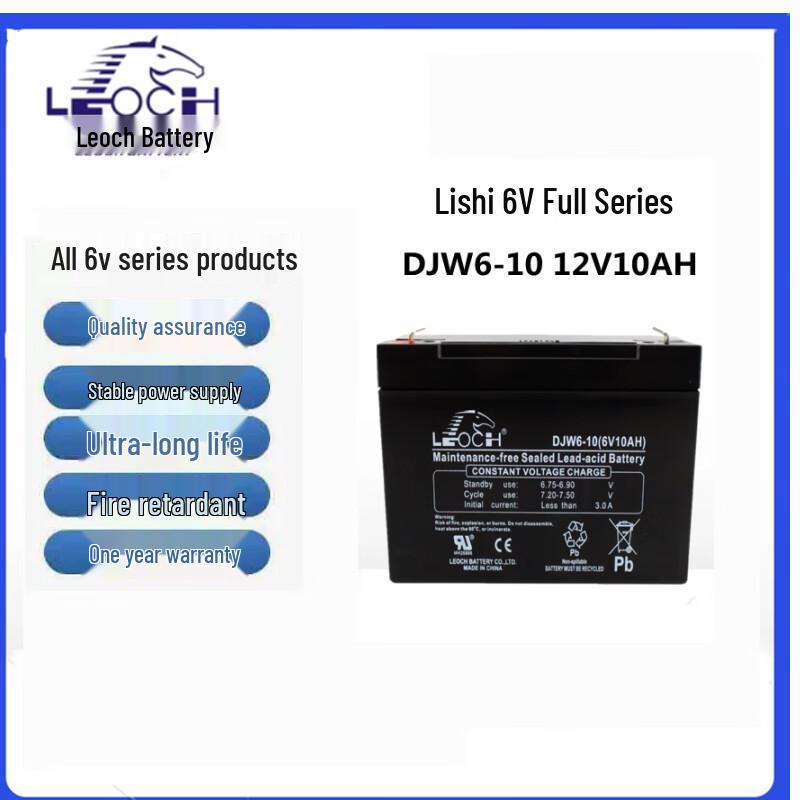 Перезаряжаемая батарея Leoch DJW6-10 6V 10Ah