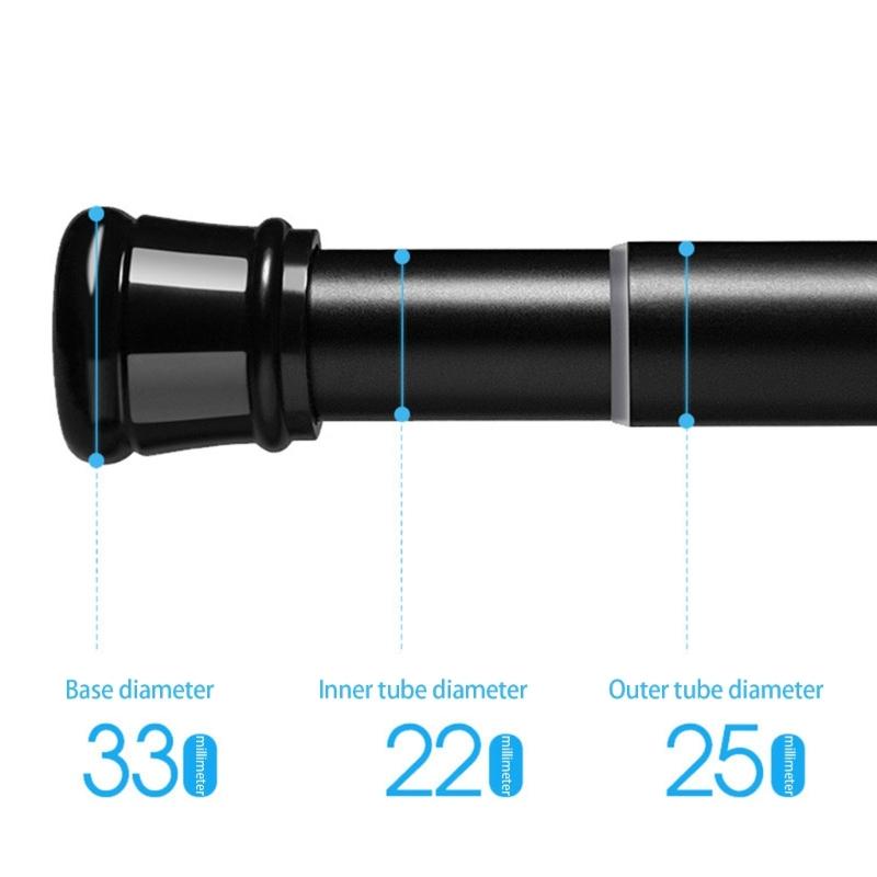 Extendable Tension Rod Ideal For Renters Easy Installation Without Wall Damage Flexible Solution