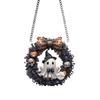 Halloween Pumpkin Lantern LED Light Hanging Ornament for Home Garden Patio Porch Tree Decoration Indoor Outdoor