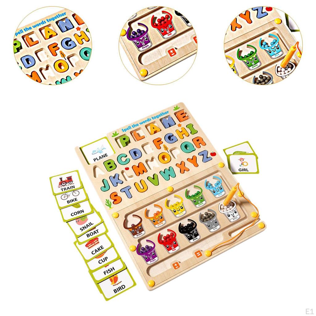 Color and Letter Maze Kids Cognitive Training Toy for Children Birthday Gift