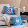 Anime Lucky Fruit Fun Pillow Case Silky Short Plush with Invisible Zipper Dustproof Sofa Cushion Cover for Home Decor