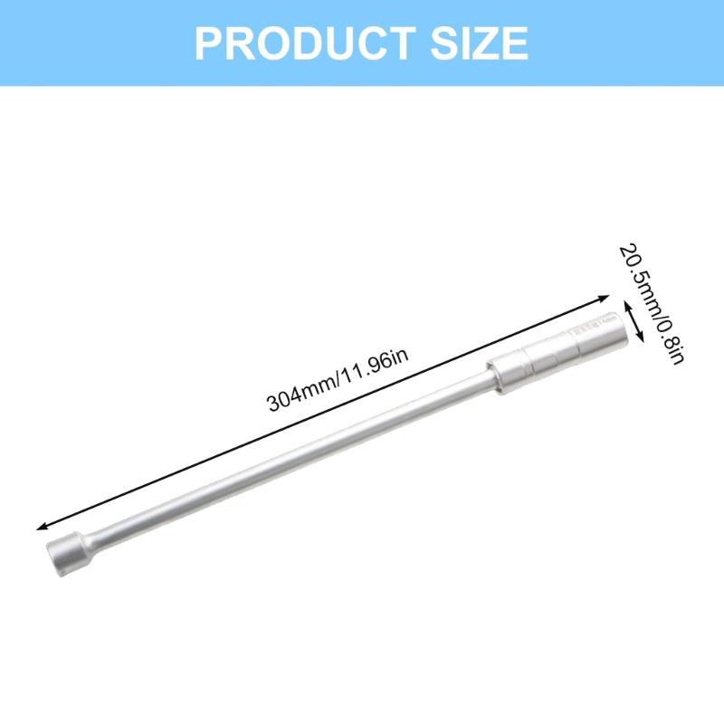Magnetic Spark Stop Socket 14/16mm Extended Thin Wall Design 3/8 Drive Universal Joint For Tight Engine Space