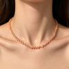 Light Luxury Freshwater Pearl & Millet Bead Necklace with Sterling Silver Chain