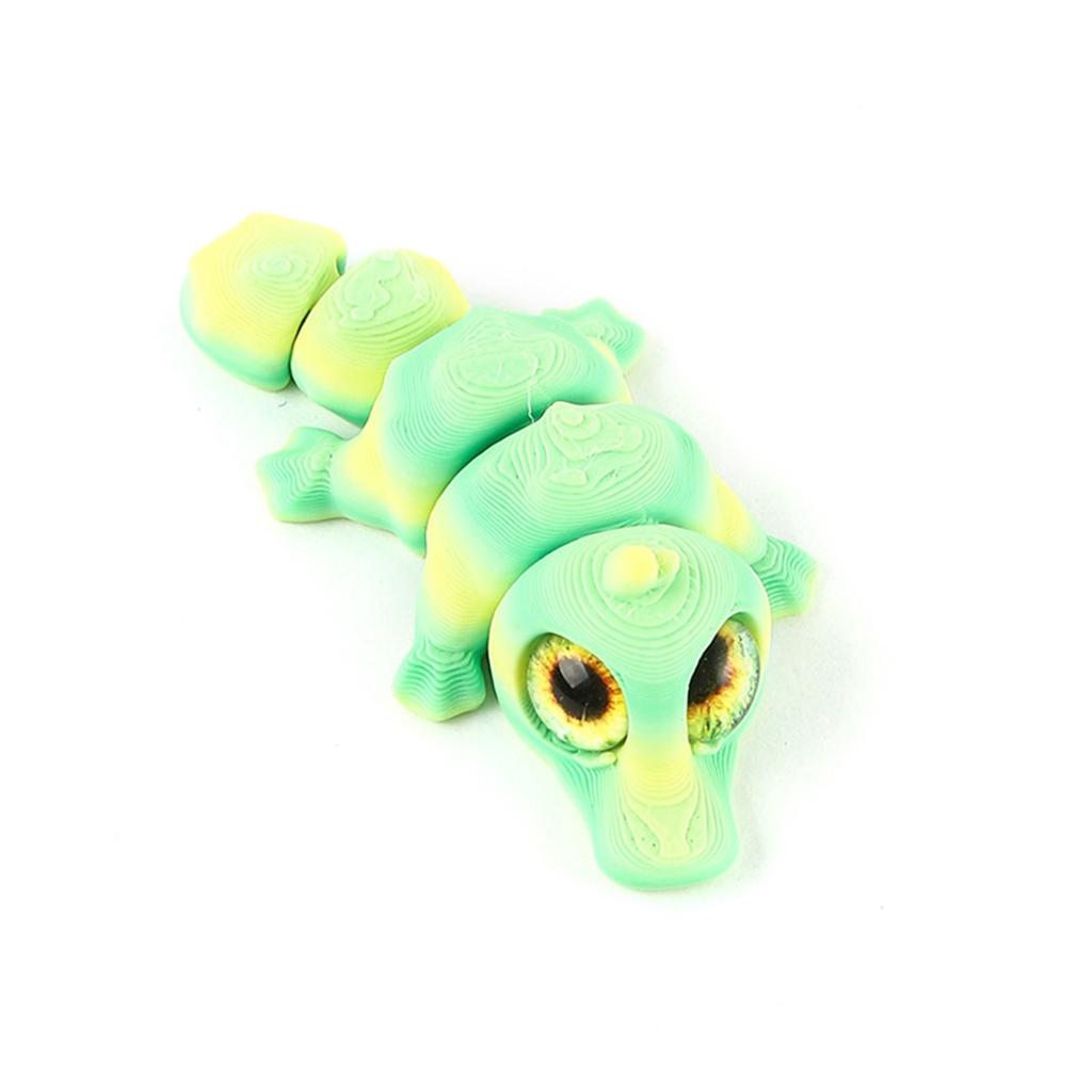 3D Printed Multi-color Real Eyes Movable Eyeballs Gradient Hand-made Model Animal