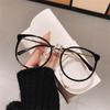 Anti Blue Light Glasses Oversized Round Leopard Glasses Women Men Fashion Metal Hyperopia Eyeglass Optical Reading Glasses +1.75