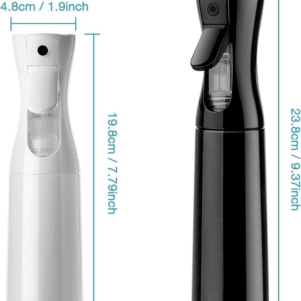 Continuous ultra-fine mist spray bottle, empty water bottle, hair spray bottle, oil bottle, garden water sprayer 200/300 ml