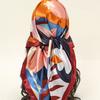 Women Square Silk Scarf Luxury Brand Large Shawl Neckerchief Print Headband Female Foulard Bandana Wraps Hijab Scarves 90*90cm
