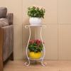 European-Style Multi-Layer Iron Flower Stand for Indoor and Balcony Use