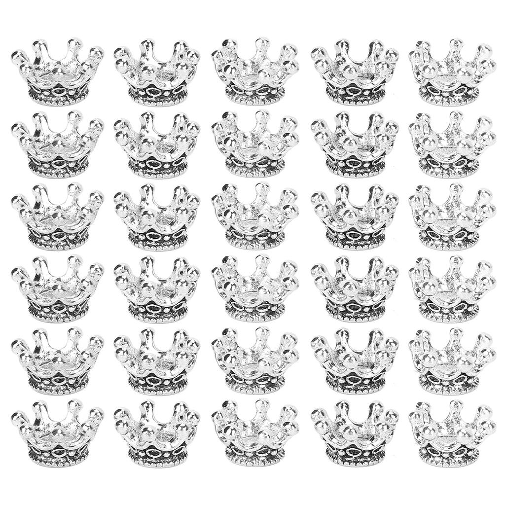 30 Stück Modische Bart-Haarperlen Legierung Haarflechtperlen DIY Schmuckzubehör