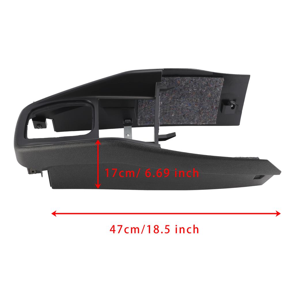 Car Center Console Trim 1J1863201D For VW Golf Jetta Black