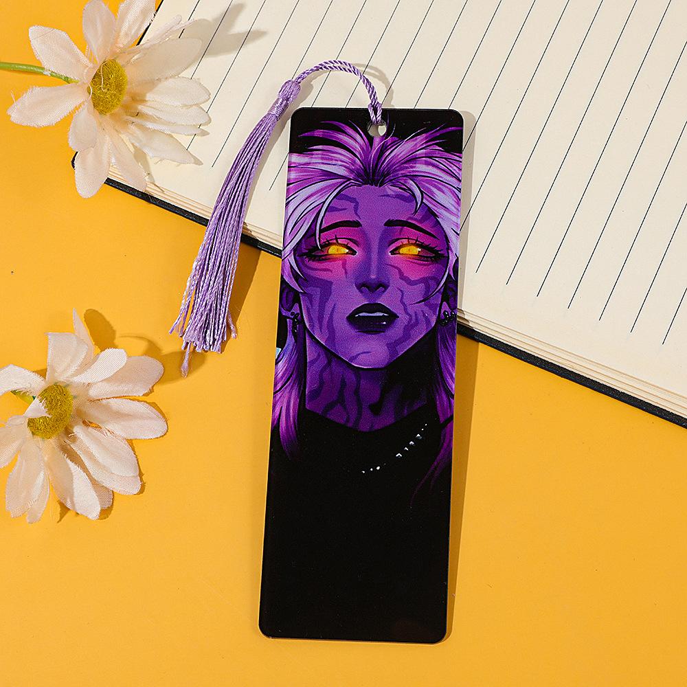 Creative Witch Hunting Group K-Pop Demon Hunters Acrylic Bookmark Gives Readers Literary Gifts for Book Fans