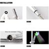 Pommeau de Douche, Douchette Douche Salle de Bain Universelle, 7 LED Couleurs Changement de Couleur Automatique, Haute Pression Economie Deau Protecti