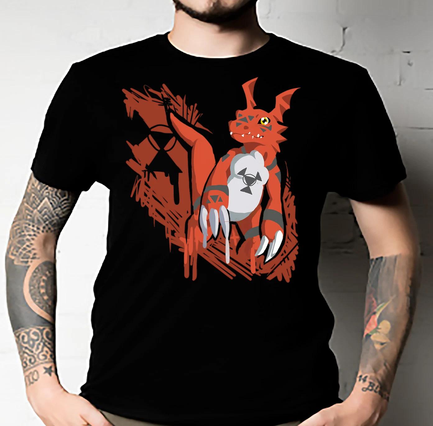 Men s and Women s T-shirts Guilmon adventure anime digimon art classic XXL