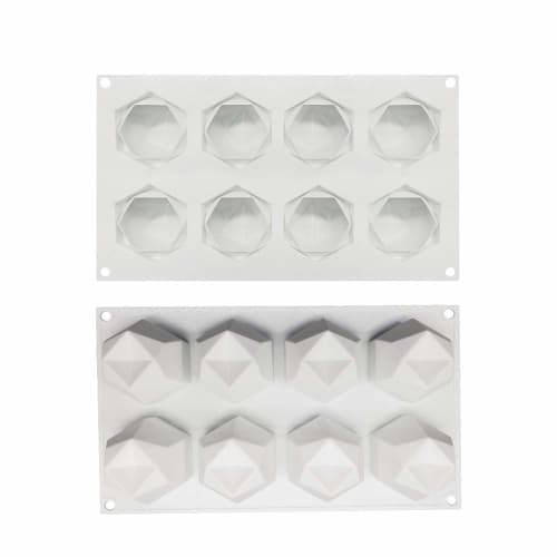 Silicone French Mousse Cake Mold, 3D Bakeware DIY Mold, 8-Cavity Multi-Purpose Magic Ball