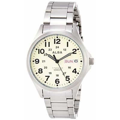 Watch ALBA Quartz Titanium Sporty Waterproof 10 ATM AQPJ401 Men NEW