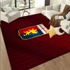 1PC Lion Shield Genoa Floor Mat for Living Room, Game Rooms, Office, Bedroom, Office Floor Mat Playful Design, Christmas Fan Gifts