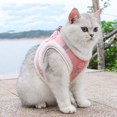 Kedi Tasması Tasma Seti Kış Yeleği Kaçış Geçirmez Göğüs Kayışı Yavru Kedi Yürüyüş Tasması Çekiş Kemeri Evcil Hayvan Ayarlanabilir Tasma Malzemeleri