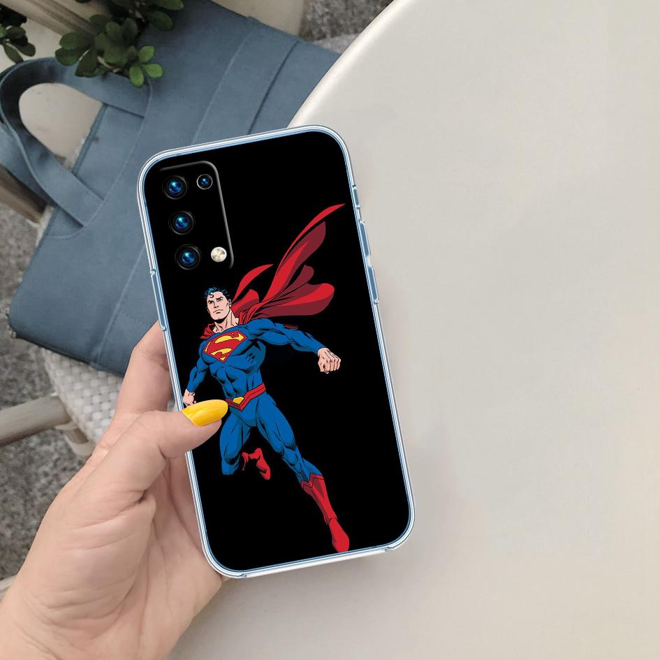 CJ106 Superman Transparent Phone Case for LG K22 K30 K40 K40S K41 K42 K50 K50S K51 K51S K52 K61 K62 K71 K92 Q60 Q61 V40 V50 V60