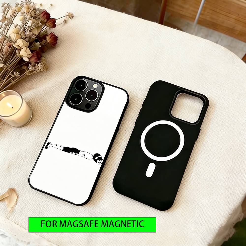 Slack Off Phone Case For iPhone17,16,15,14,13,12,11 Plus,Pro Magnetic For Magsafe Wireless Charging