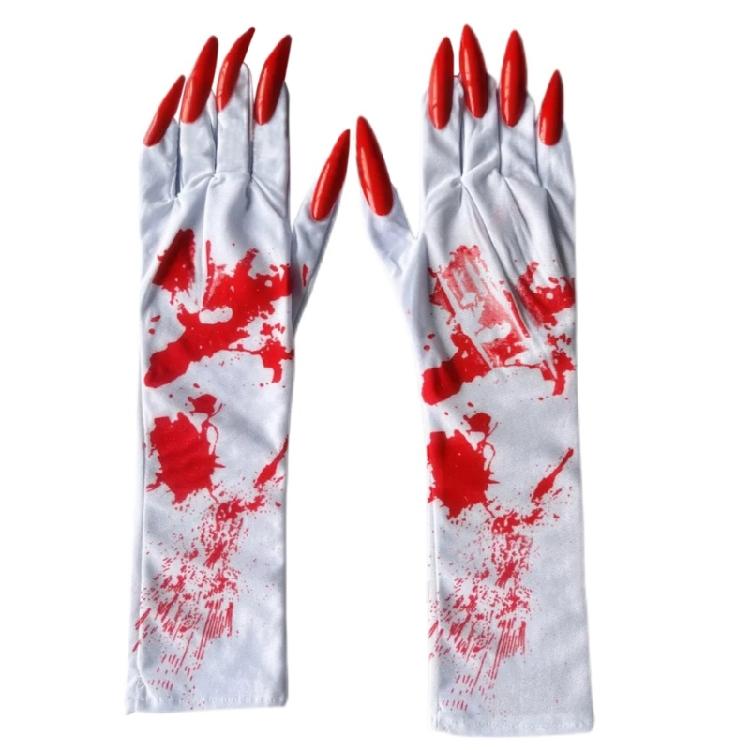 Halloween Skeleton Gloves Stocking for Cosplay Wear and Halloween Themed Party