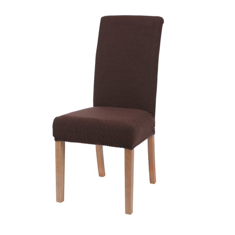 Stretch-Bezug für Esszimmerstühle, Jacquard-Spandex, Küchenstuhl, Sitz, Hotel, Bankett, elastischer Schonbezug