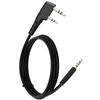 PTT Allowed K Headsets to 3.5mm Adapters Cord Walkies Talkies Sound Cable for External Speaker Use In Restaurants & Vehicles