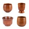 Japanese for Creative Wooden Cup Household Solid Cups Belly Cups Tea Cup Wooden Sake Cup Tableware Material