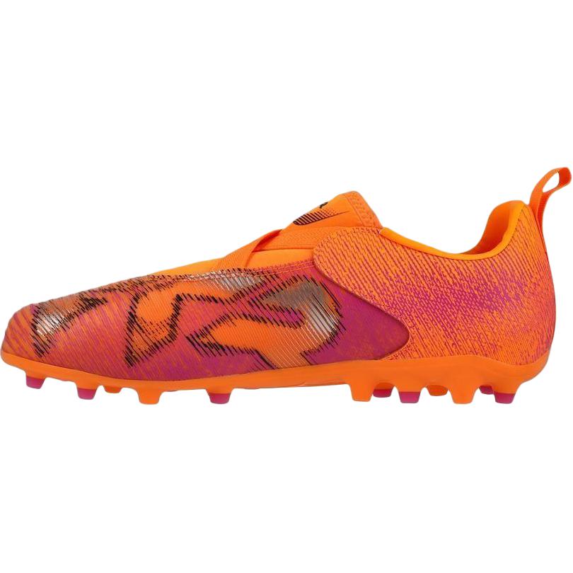 Puma Future 8 Match Laceless Mg Comfortable Fit Low Top Football Shoes Kids Football Shoes Orange 108619-03