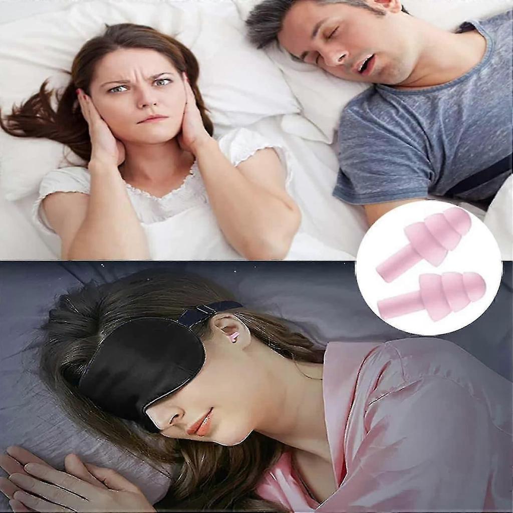 Silicone Earplugs For Sleeping, 10 Pairs Gift Reusable Ear Plugs For