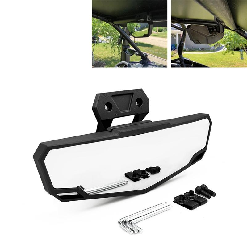 UTV Center Rearview Mirror Rearview Mirror Replacement Parts For Polaris RZR Pro R R 4 RZR Pro XP 4 --A87Q