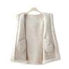 Fur-like One-piece Fur Coat for Women Imitation Mink Hooded Young Mid-length Outerwear