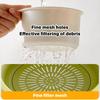 Space Efficient Sink Mounted Drying Rack ABS Plastic Easy Installation Hanging Organizers Vegetable Strainer Basket